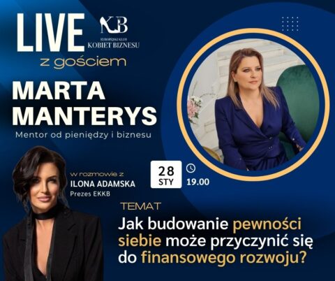 Ilona Adamska i Marta Manterys – wyjątkowy LIVE Europejskiego Klubu Kobiet Biznesu